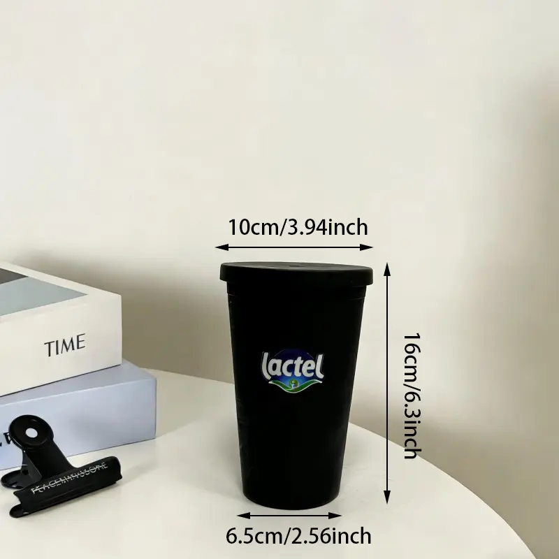 म्याट पर्पल पुन: प्रयोज्य प्लास्टिक टम्बलर